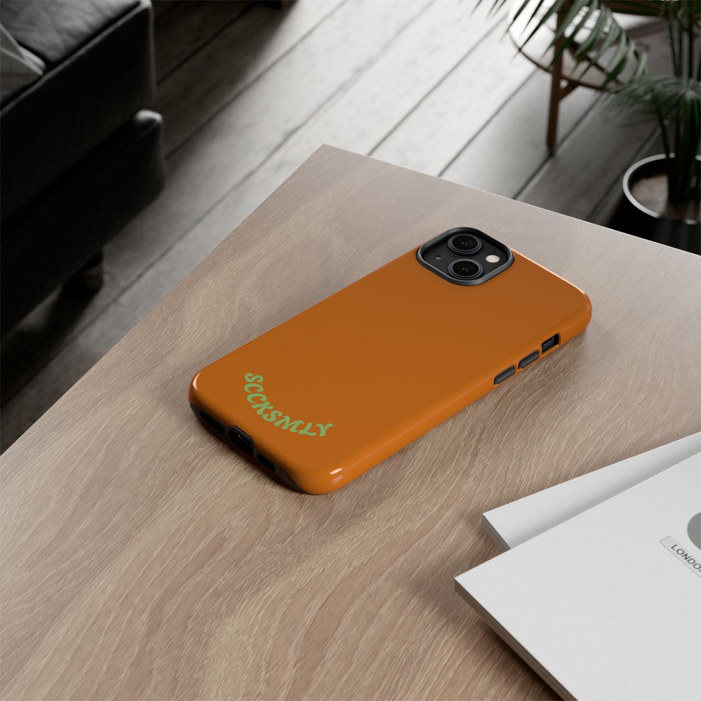 SOLID Terracotta Caoal Tough Case for Apple
