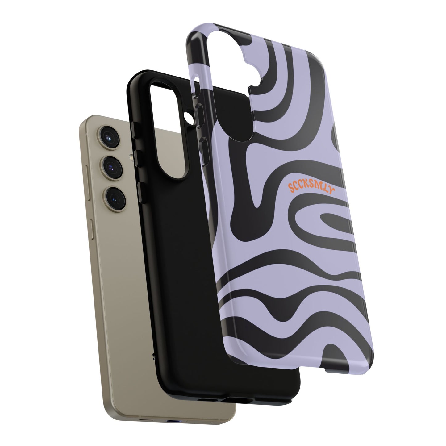 Purple Swirl Phone Case for Android or Samsung