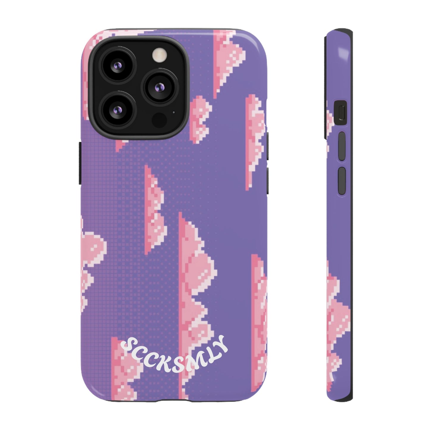 Purple Cotton Candy Sky Tough Phone Case for Apple