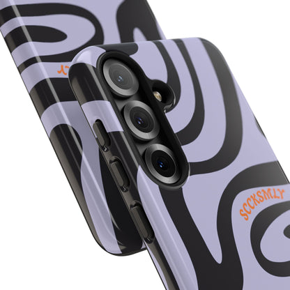 Purple Swirl Phone Case for Samsung