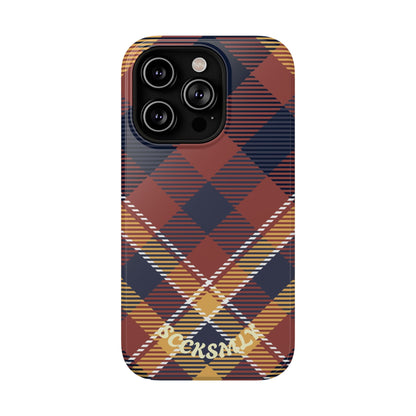 Harvest Tartan Phone Case for Apple