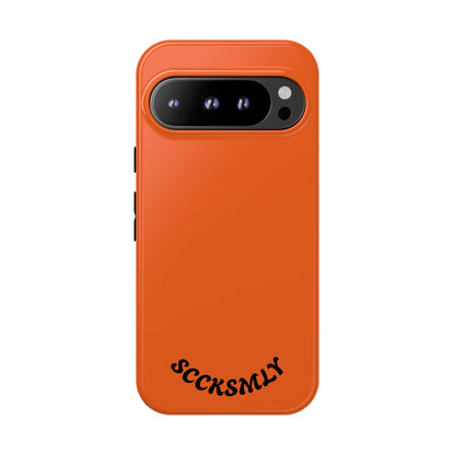 SOLID Tangerine Tough Case for Google Pixel