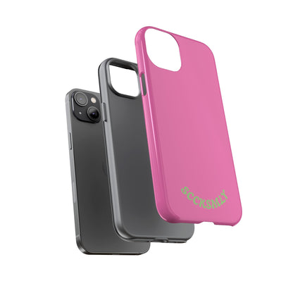 SOLID Sweet Static Pink Tough Case for Apple