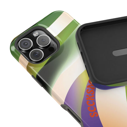 Green Waves Phone Case for Apple