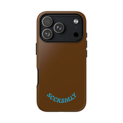 SOLID Chocolate Coco Tough Case for Apple