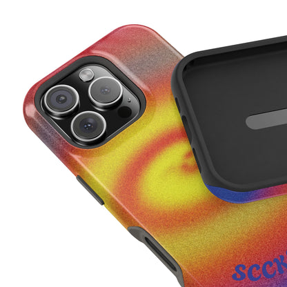 Toxic Spiral Tough Phone Case for Apple
