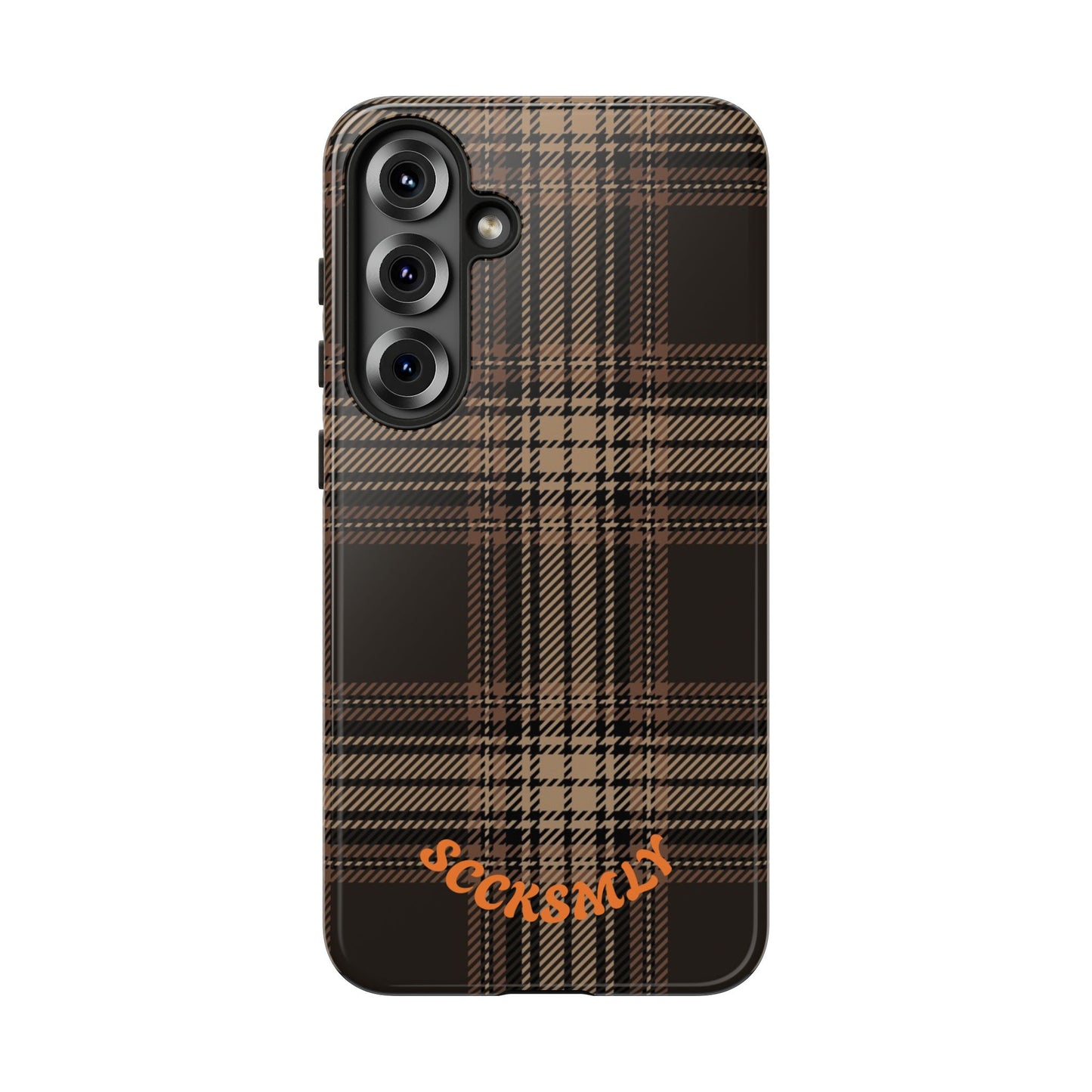 Brown Bread Plaid Tough Phone Case Samsung