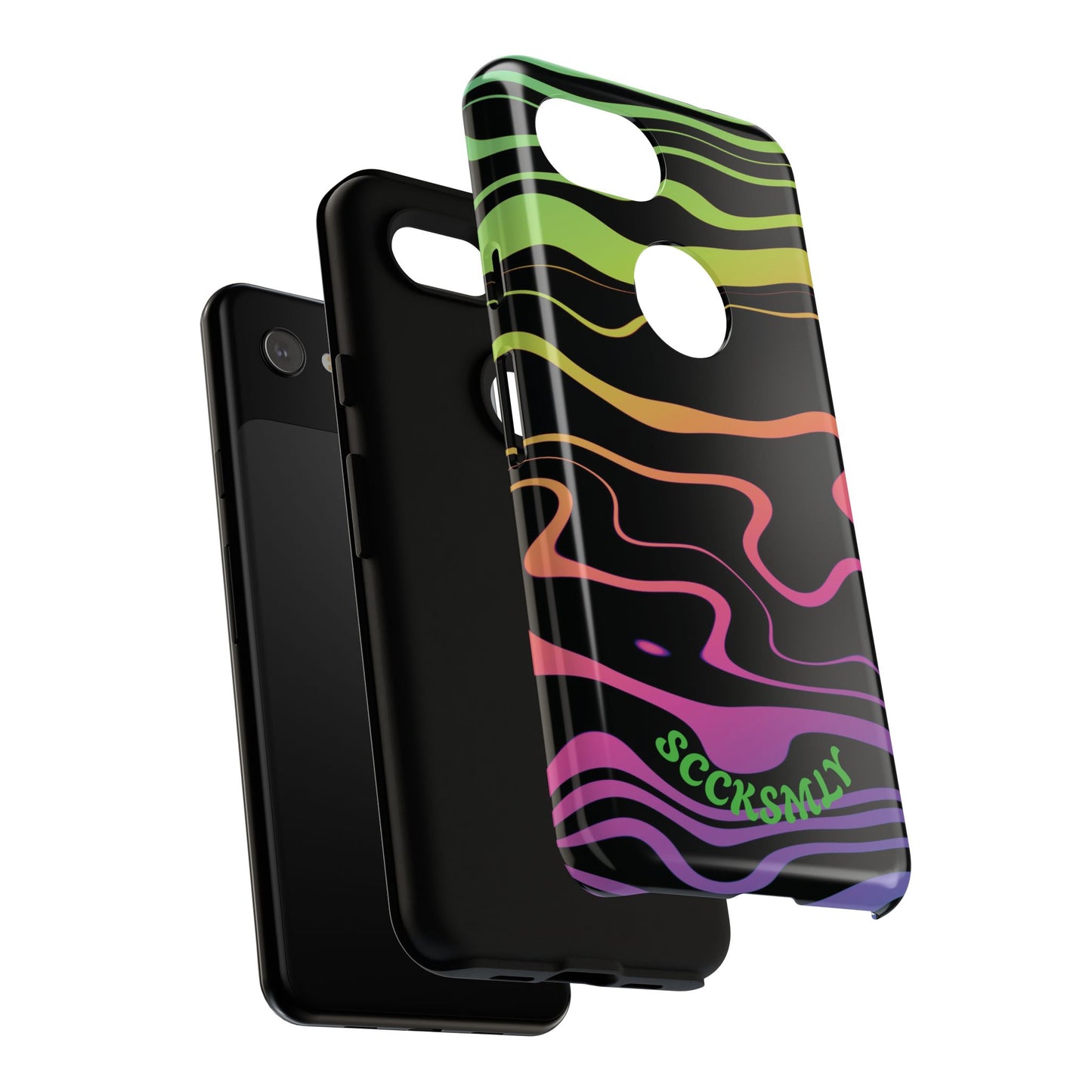 Dark Rainbow Phone Case For Google Pixel