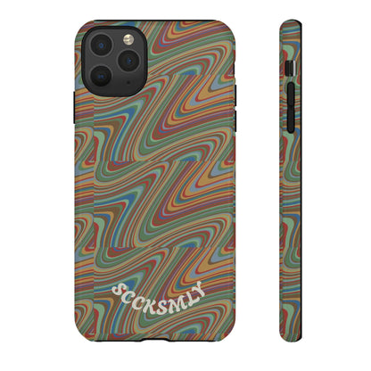 Earthly Waves Tough Phone Case for Apple