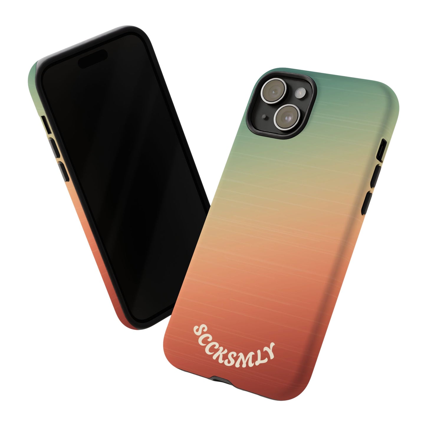 Warm Ombré Tough Phone Case for Apple