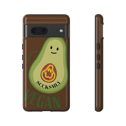 Playful Vegan Avocado Phone Case for Google Pixel