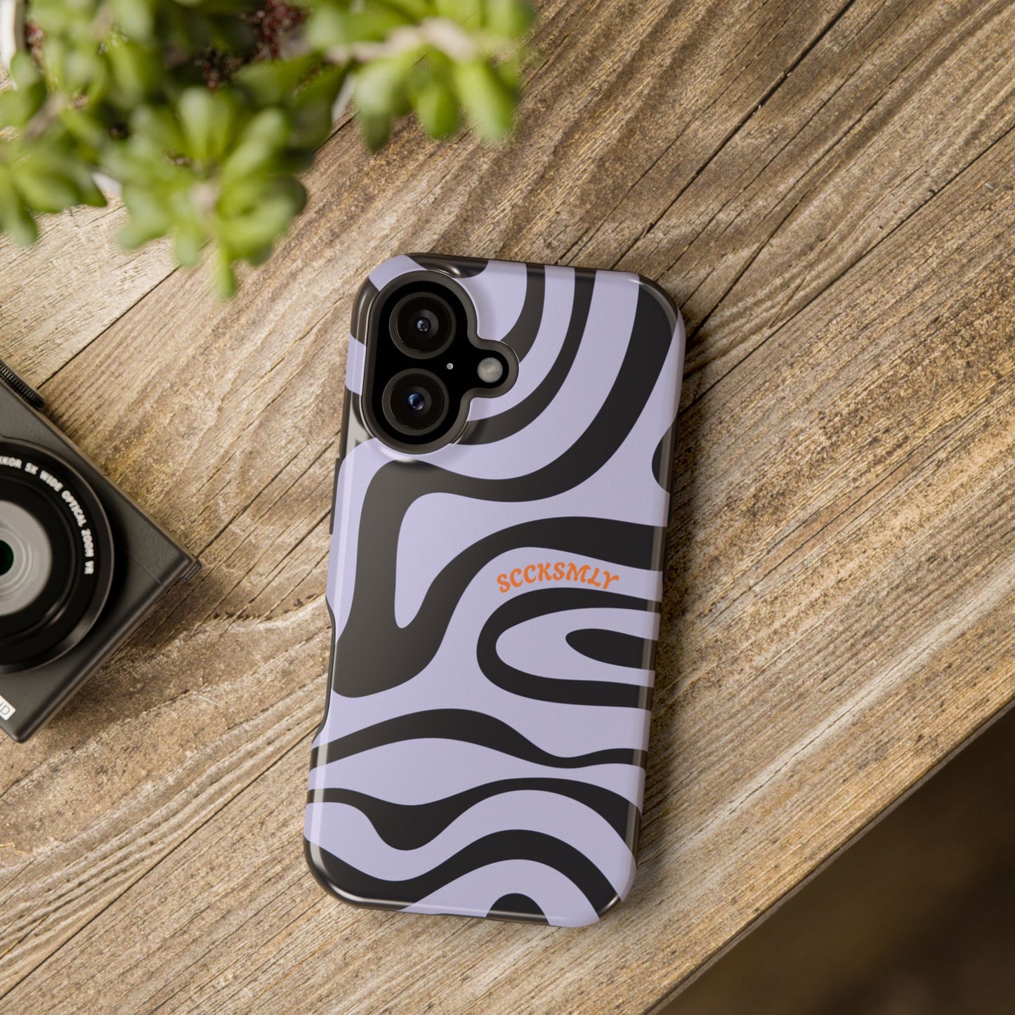 Purple Swirl Phone Case for Apple