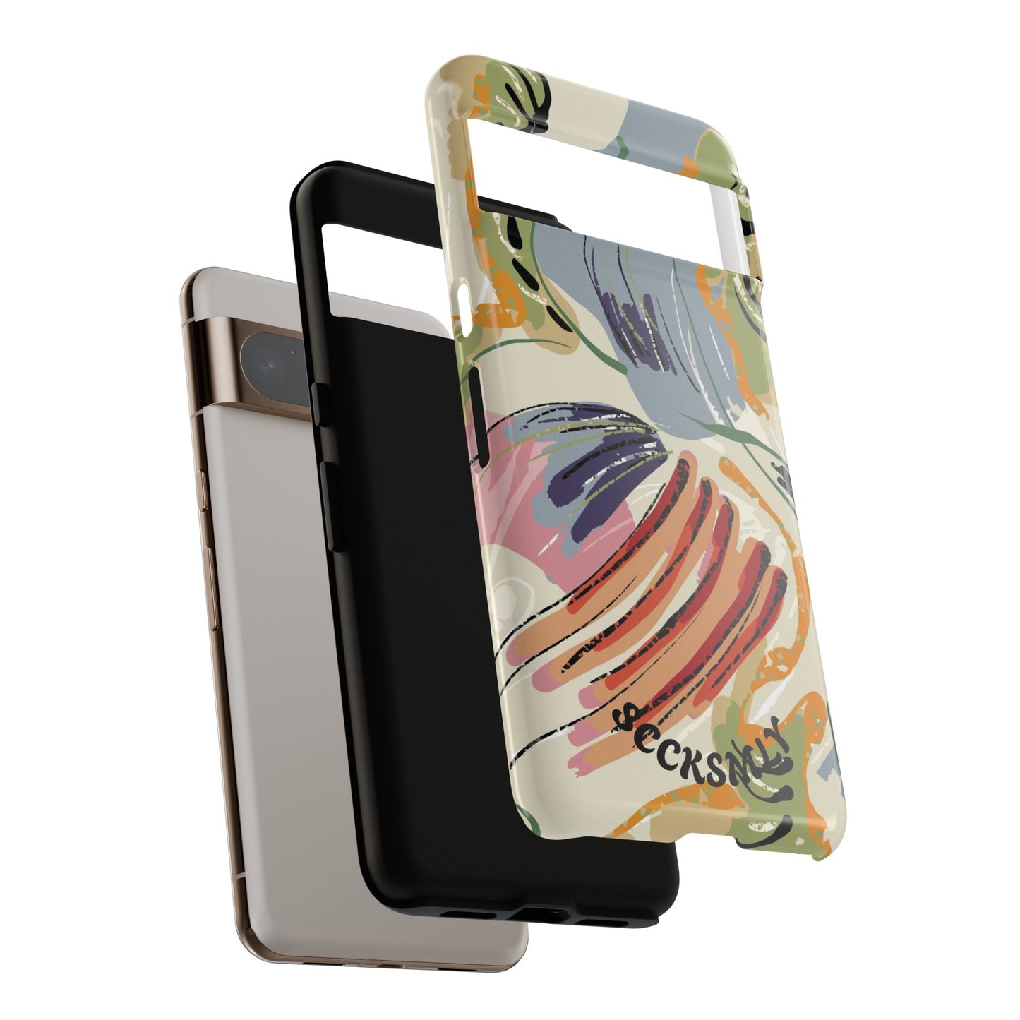 Botanical Strokes Palette Tough Phone Case for Google Pixel