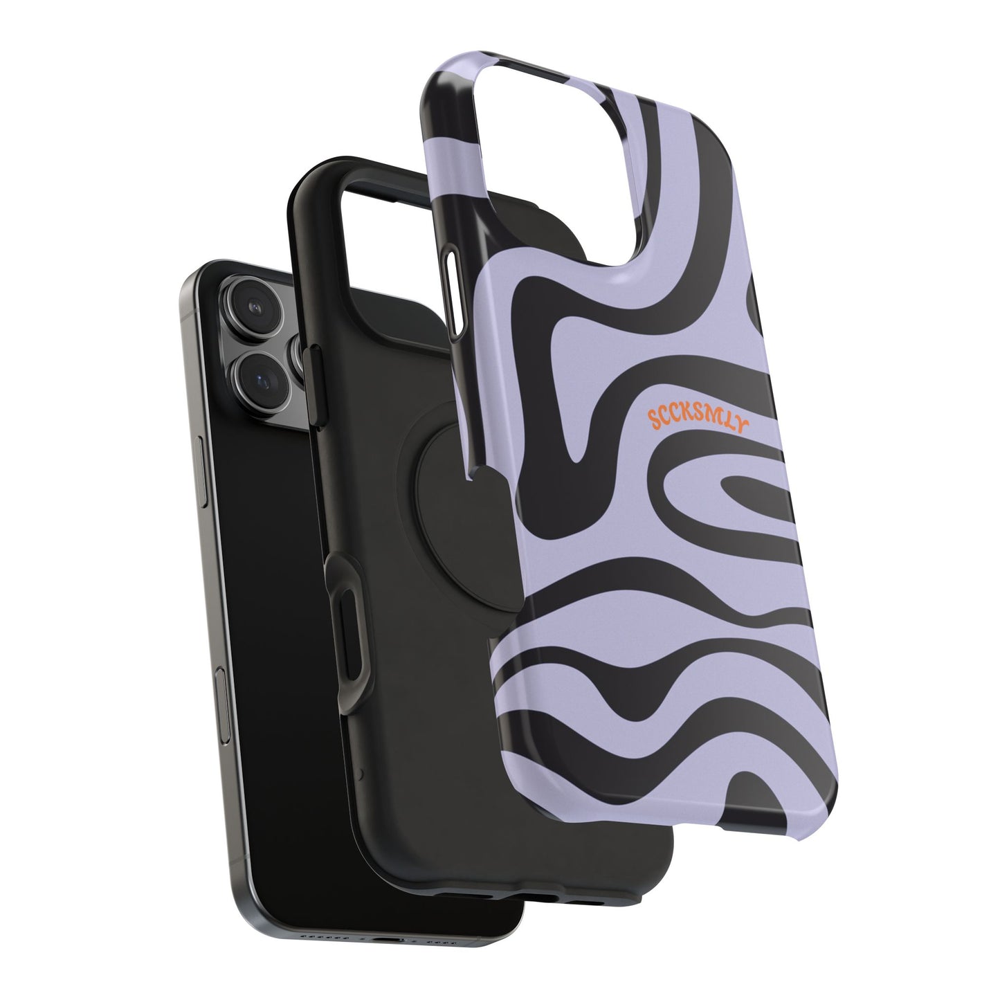 Purple Swirl Phone Case for Apple