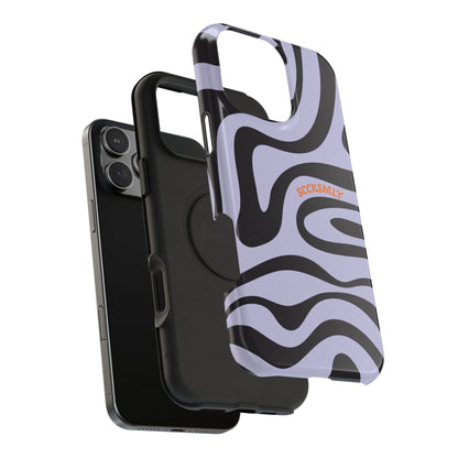 Purple Swirl Phone Case for Apple