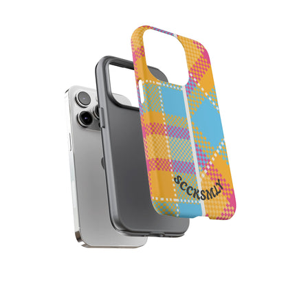 Pattern Punch Phone Case for Apple