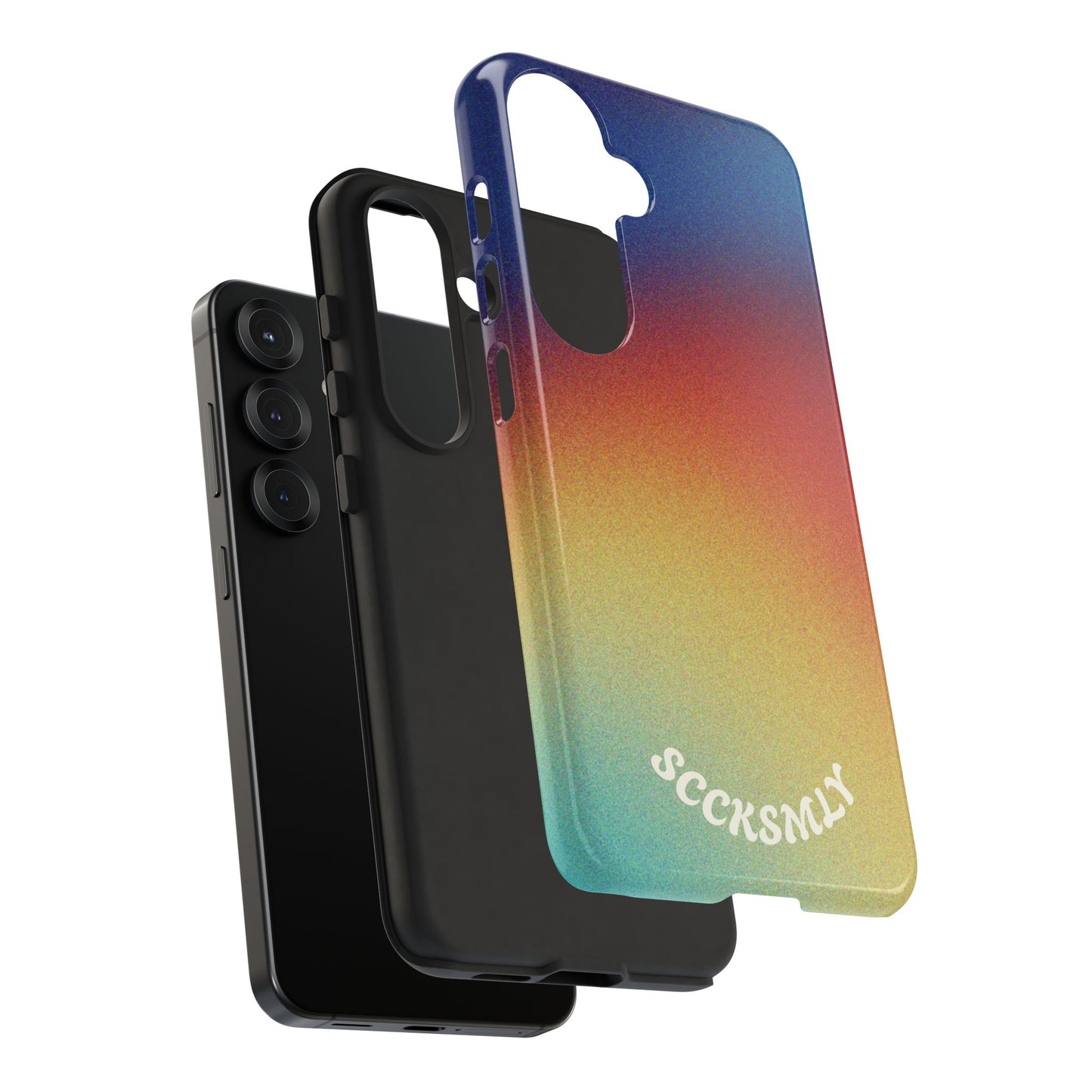 Faded Sunset Aura Tough Phone Case for Samsung