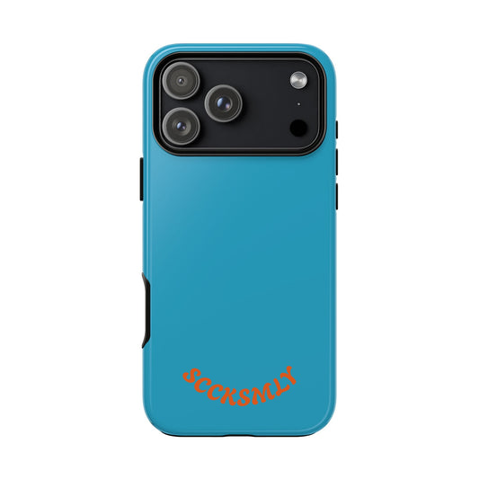 SOLID Blue Spook Tough Case for Apple