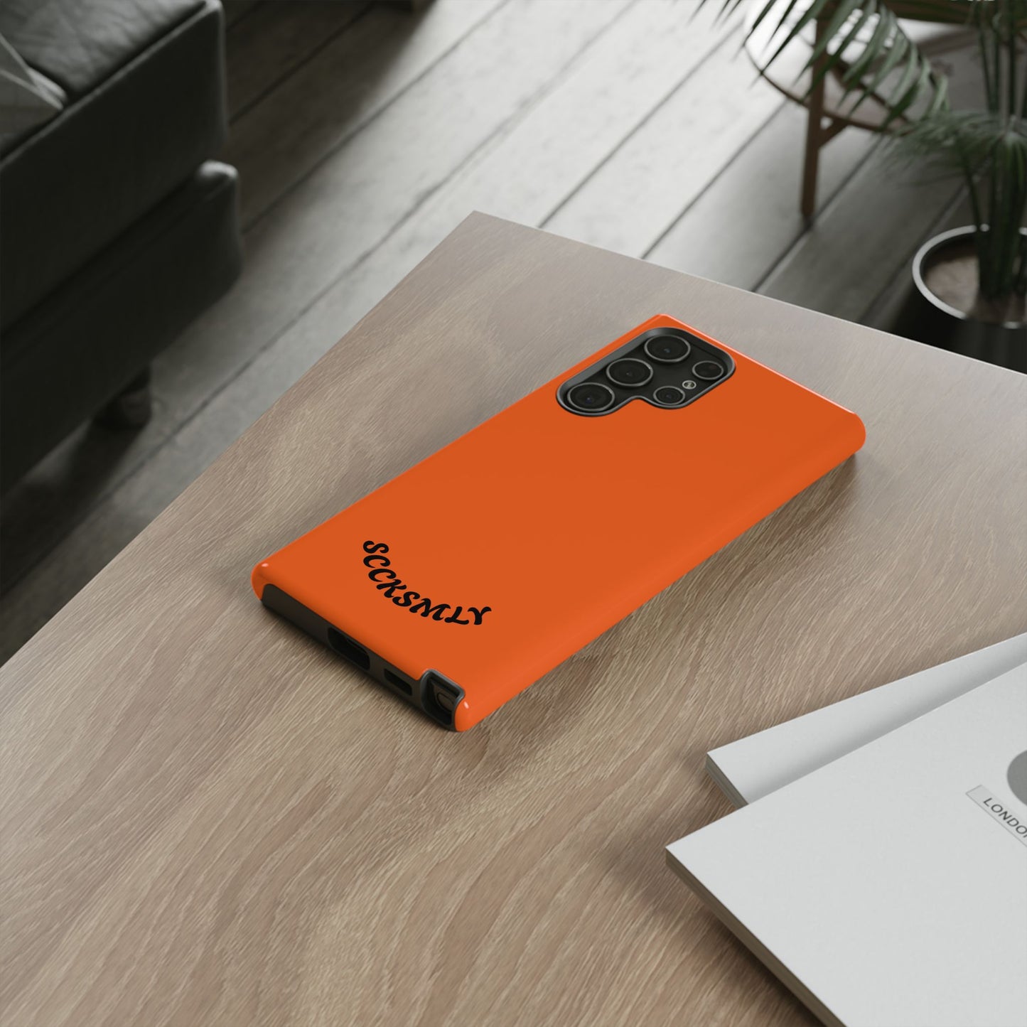 SOLID Tangerine Tough Case for Samsung
