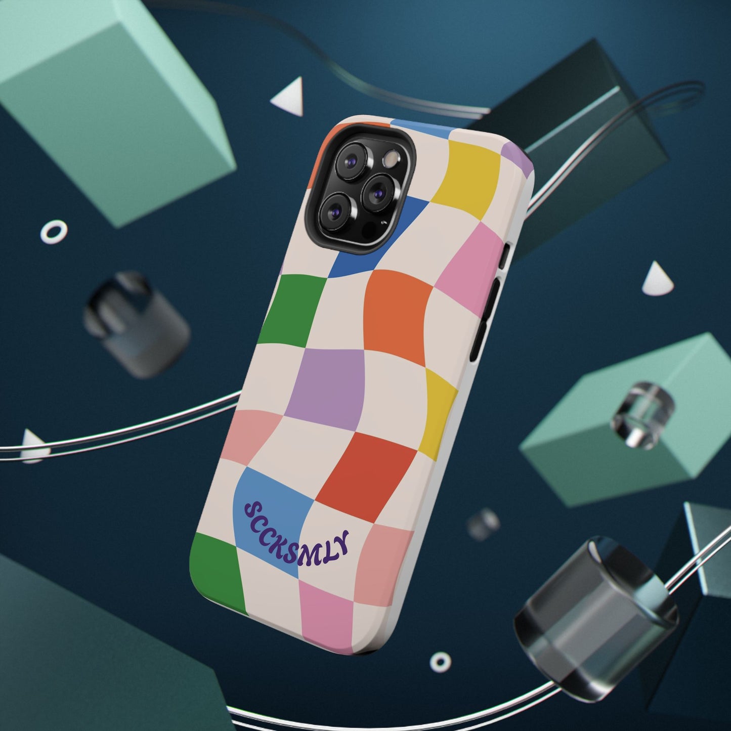 Checker Flicker Phone Case "IOS or Apple"