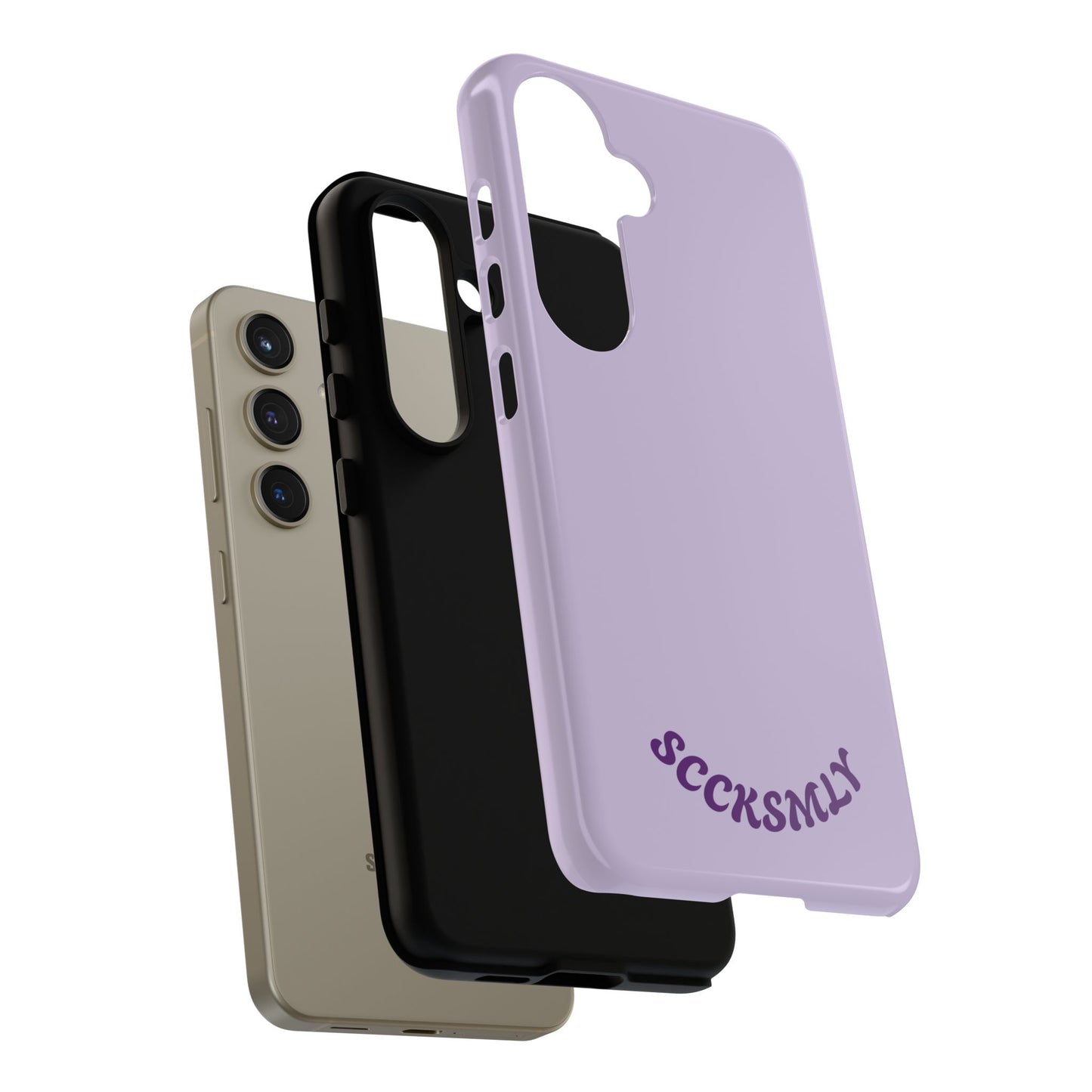 SOLID Morning Lilac Tough Case for Samsung