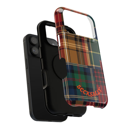 Heritage Hues Patchwork Tough Phone Case for Apple