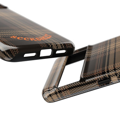 Brown Bread Plaid Tough Phone Case for Google Pixel