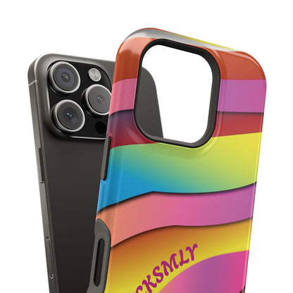 Modern Retro Rainbow Phone Case for Apple