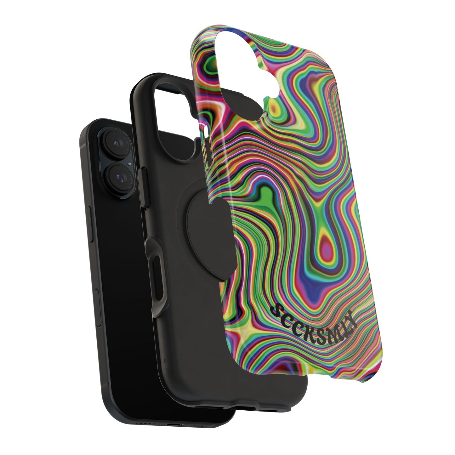 Acid Swirl Phone Case for Apple