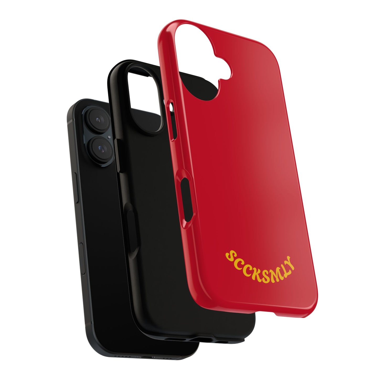 SOLID Calm Cherry Tough Case for Apple
