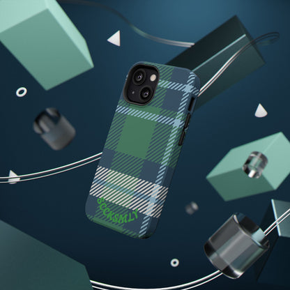 Earth and Sky Plaid Phone Case for Apple