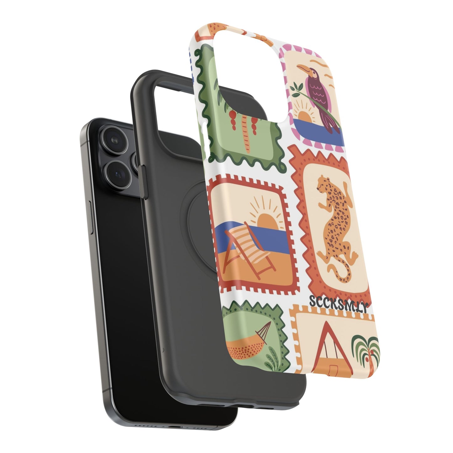 Tropical Print Phone Case for Apple