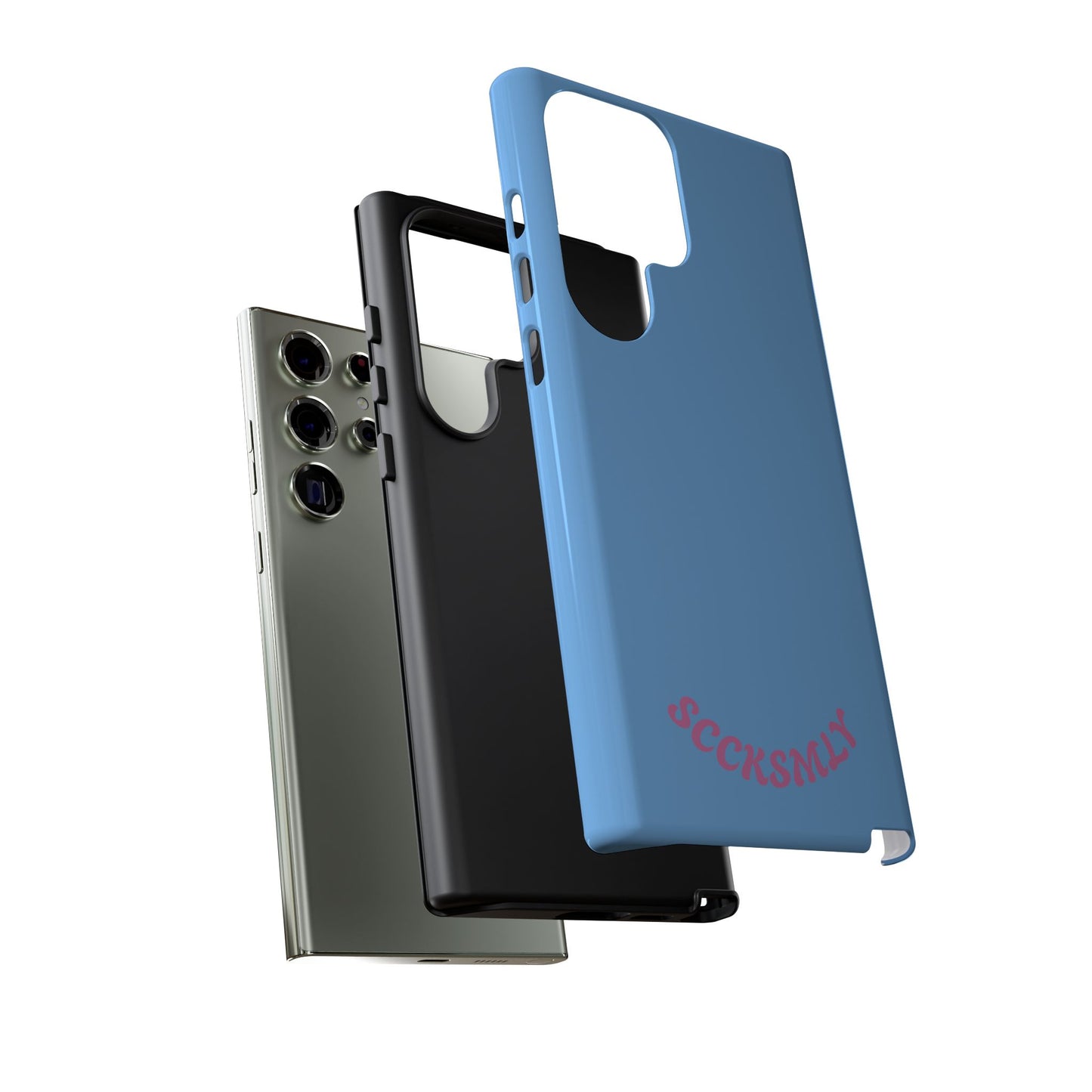 SOLID Blue Candie Tough Case for Samsung