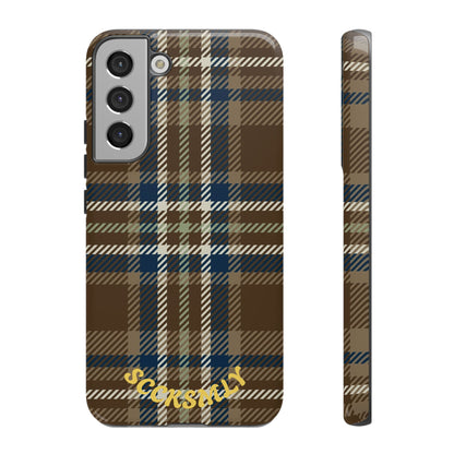 Earth and Sky Plaid Phone Case for Samsung