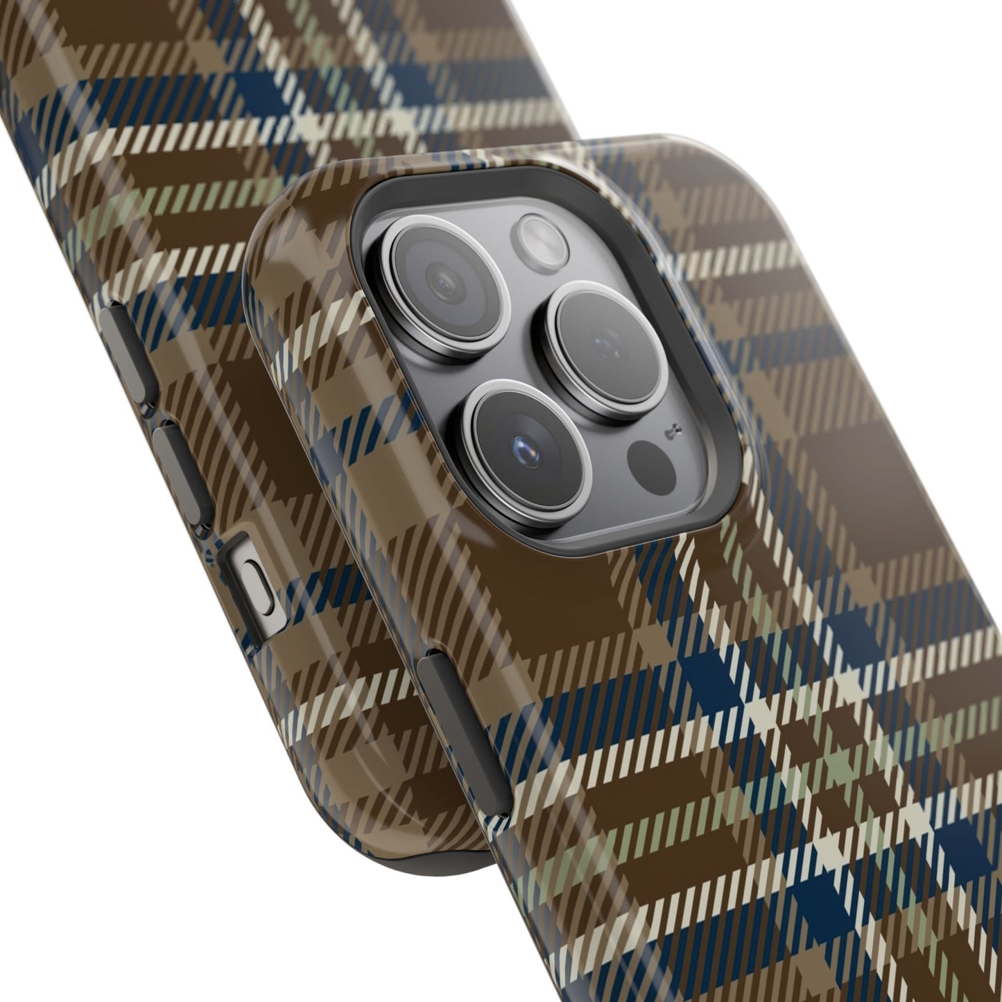 Earth and Sky Plaid Phone Case for Apple