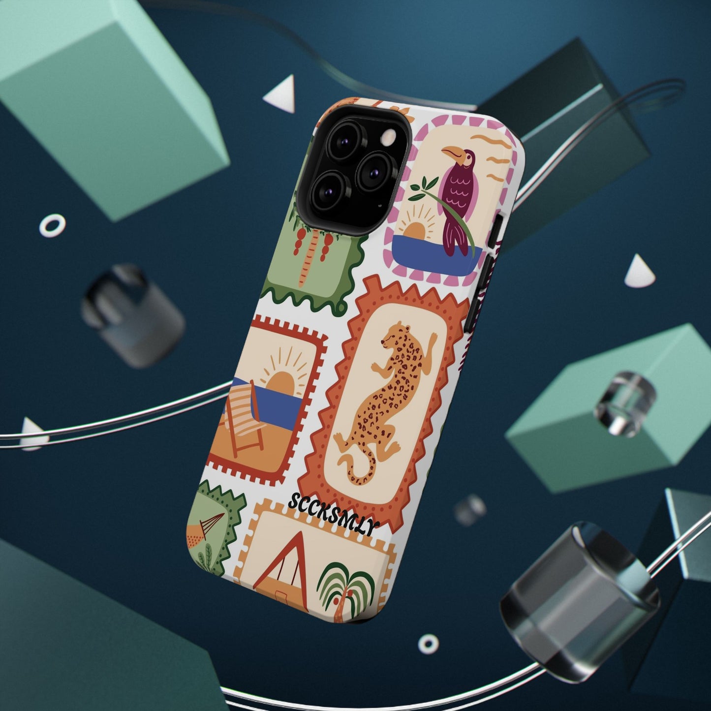 Tropical Print Phone Case for Apple