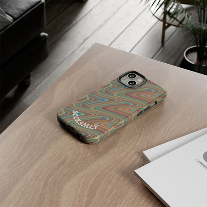 Earthly Waves Tough Phone Case for Apple
