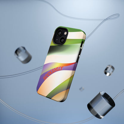 Green Waves Phone Case for Apple