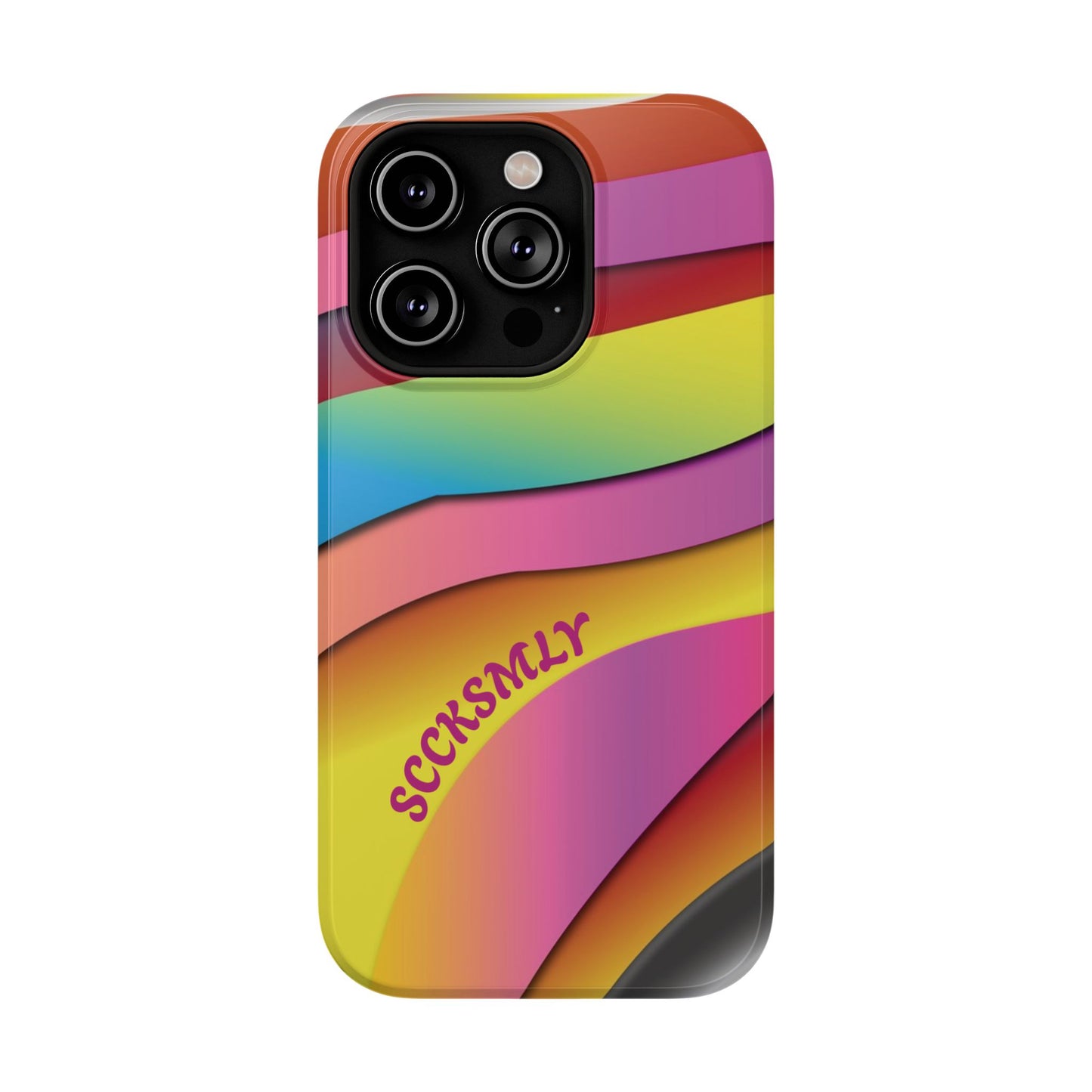Modern Retro Rainbow Phone Case for "IOS or Apple"
