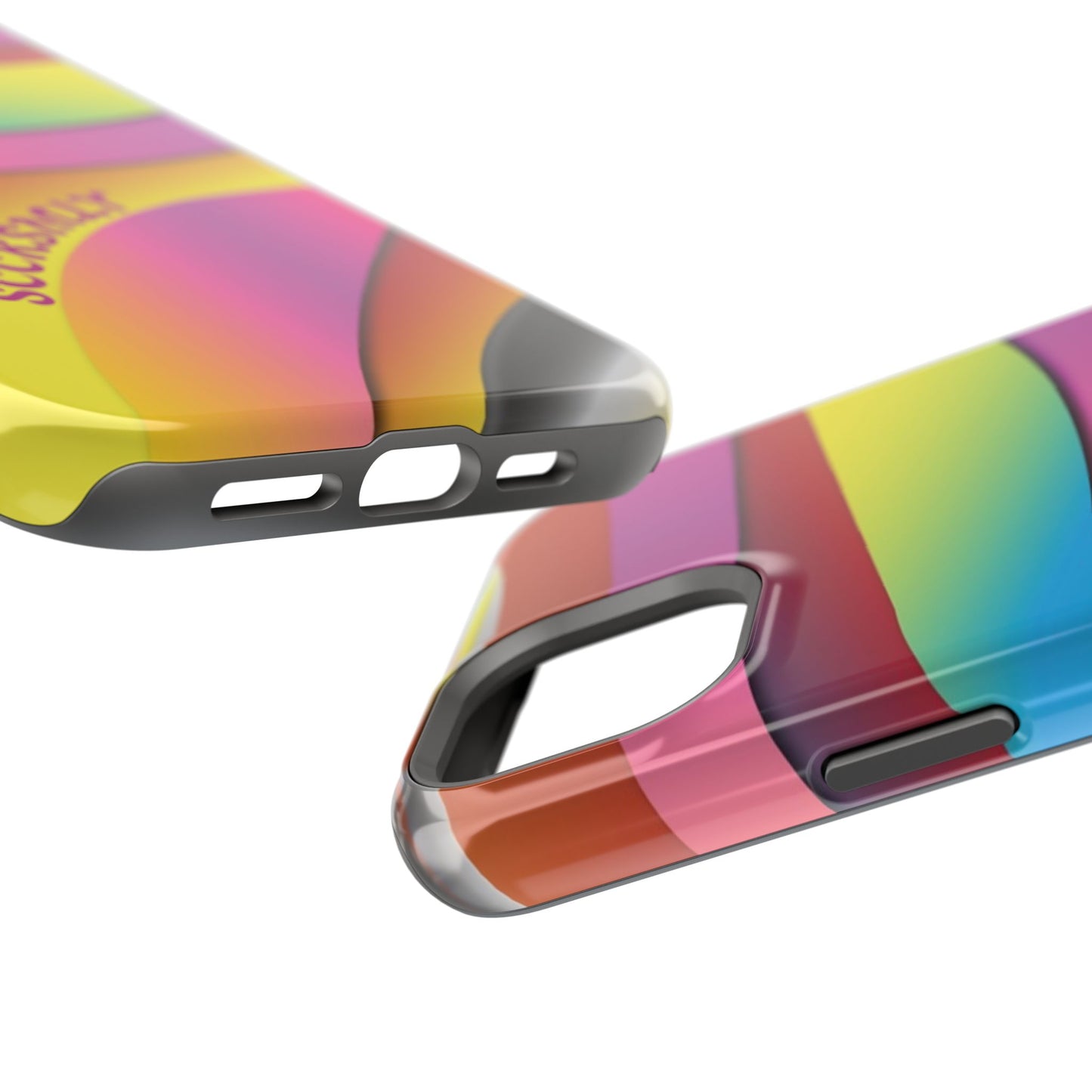 Modern Retro Rainbow Phone Case for "IOS or Apple"