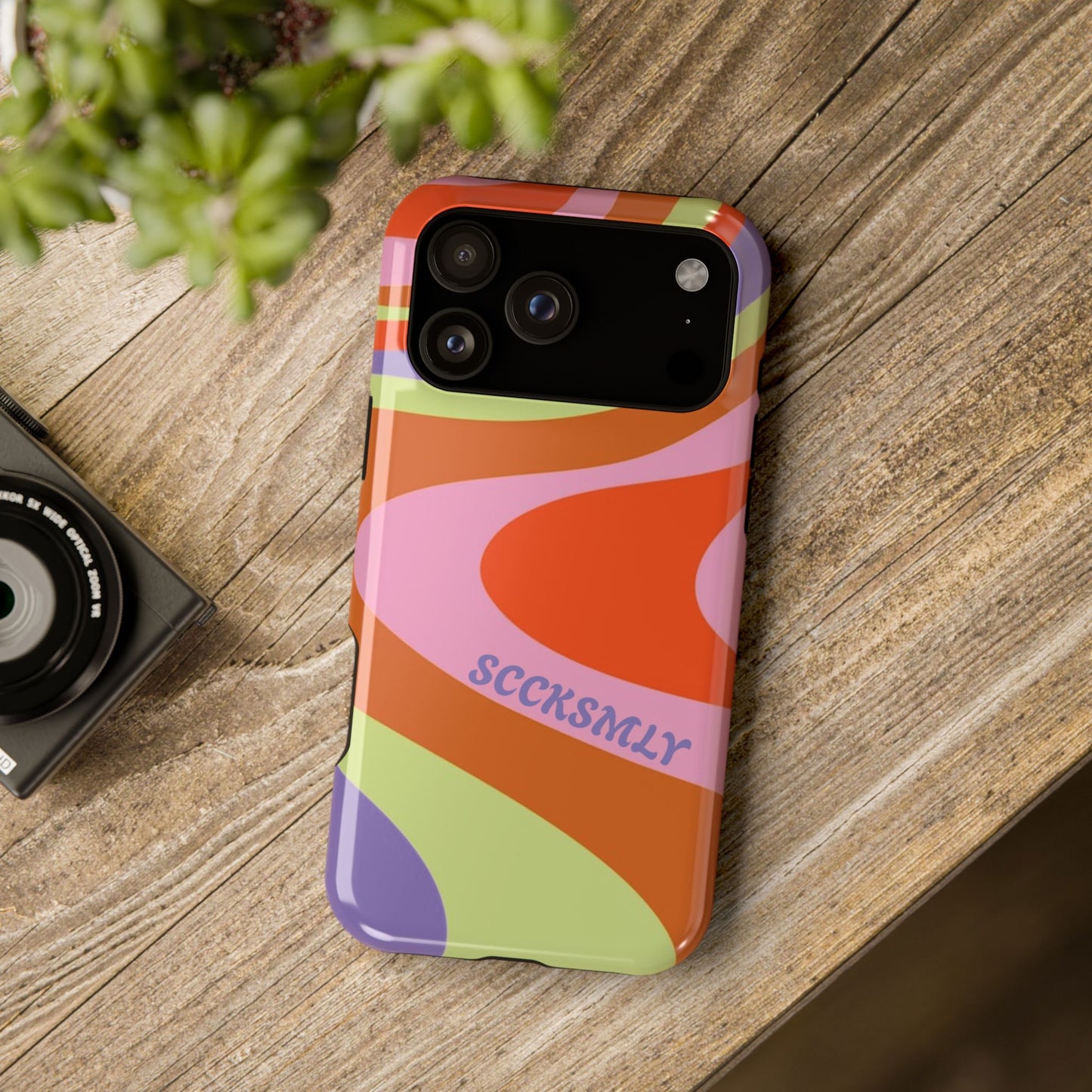 Curvy Swirl Phone Case for Apple