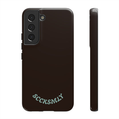 SOLID Espresso Mint Tough Phone Case for Samsung