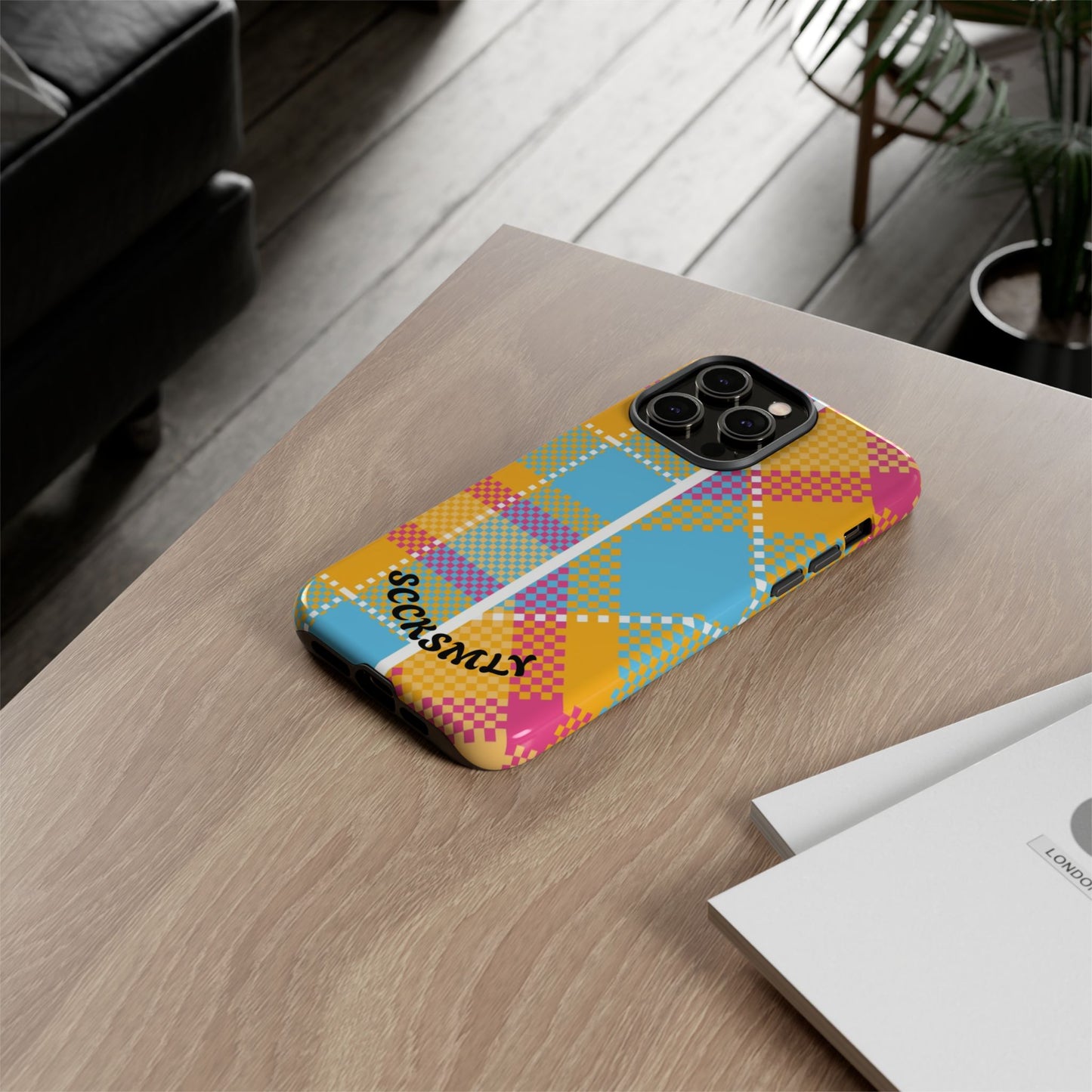 Pattern Punch Phone Case for Apple