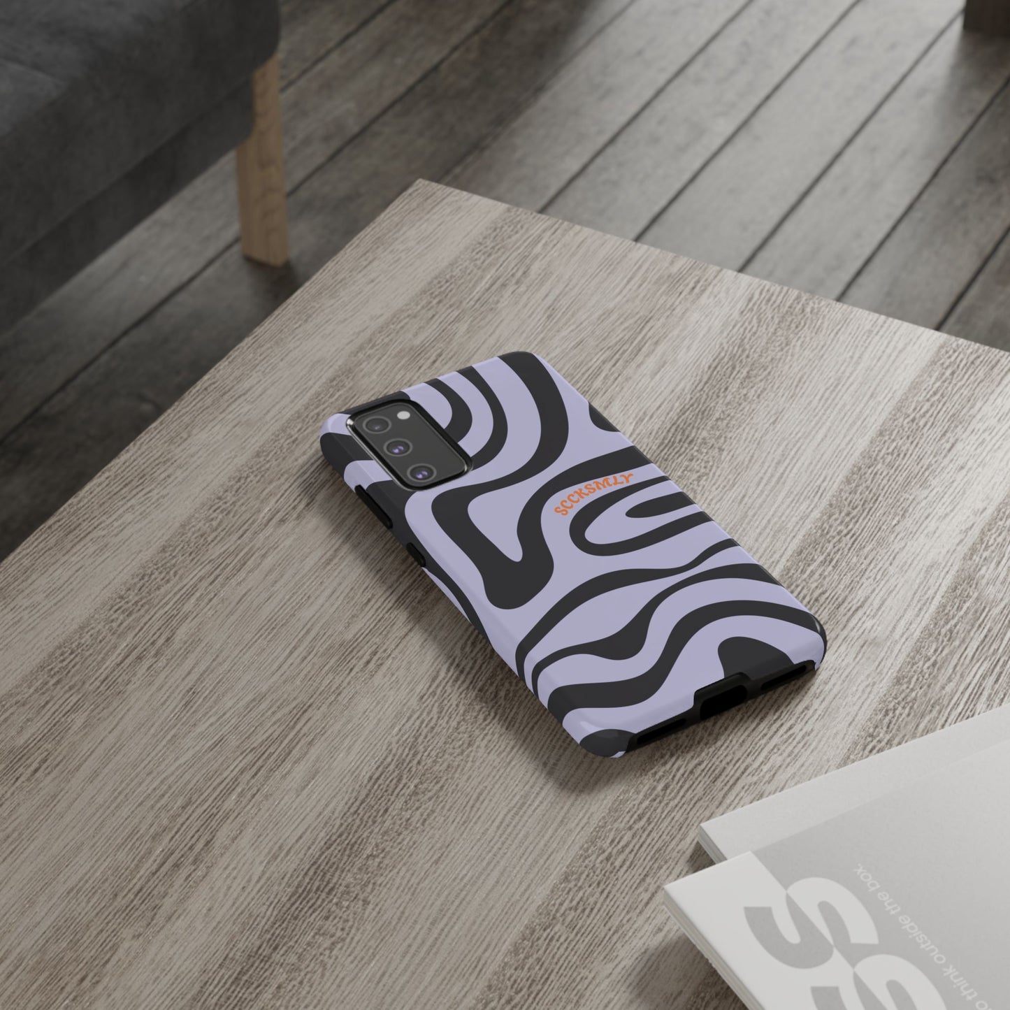 Purple Swirl Phone Case for Samsung
