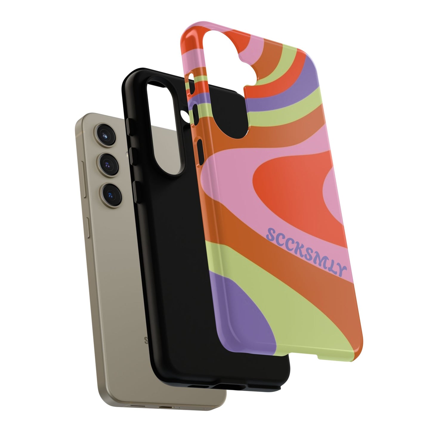 Curvy Swirl Phone Case for Samsung
