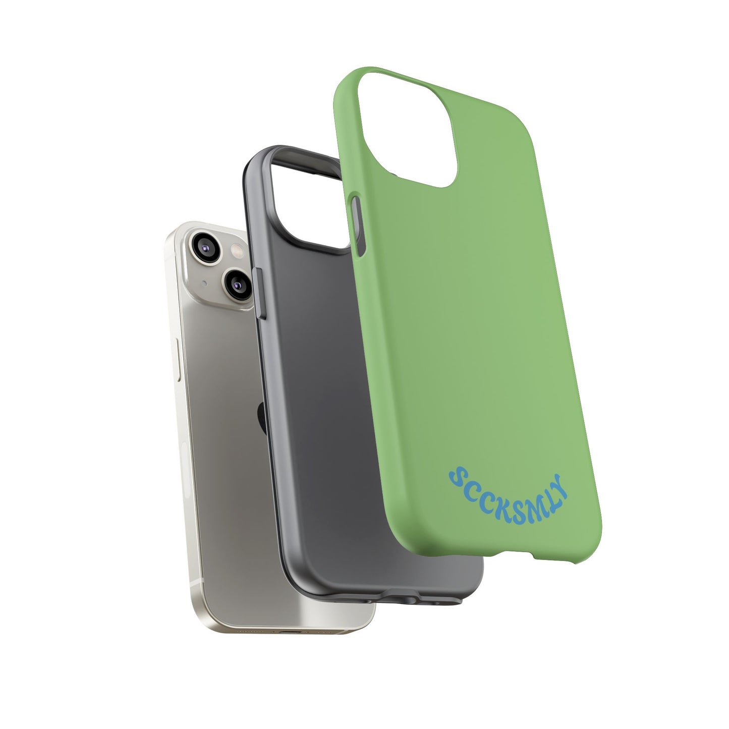 SOLID Sour Lime Tough Case for Apple