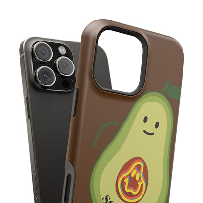 Playful Vegan Avocado Tough Phone Case Apple