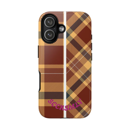 Autumn Plaid Phone Case for Apple
