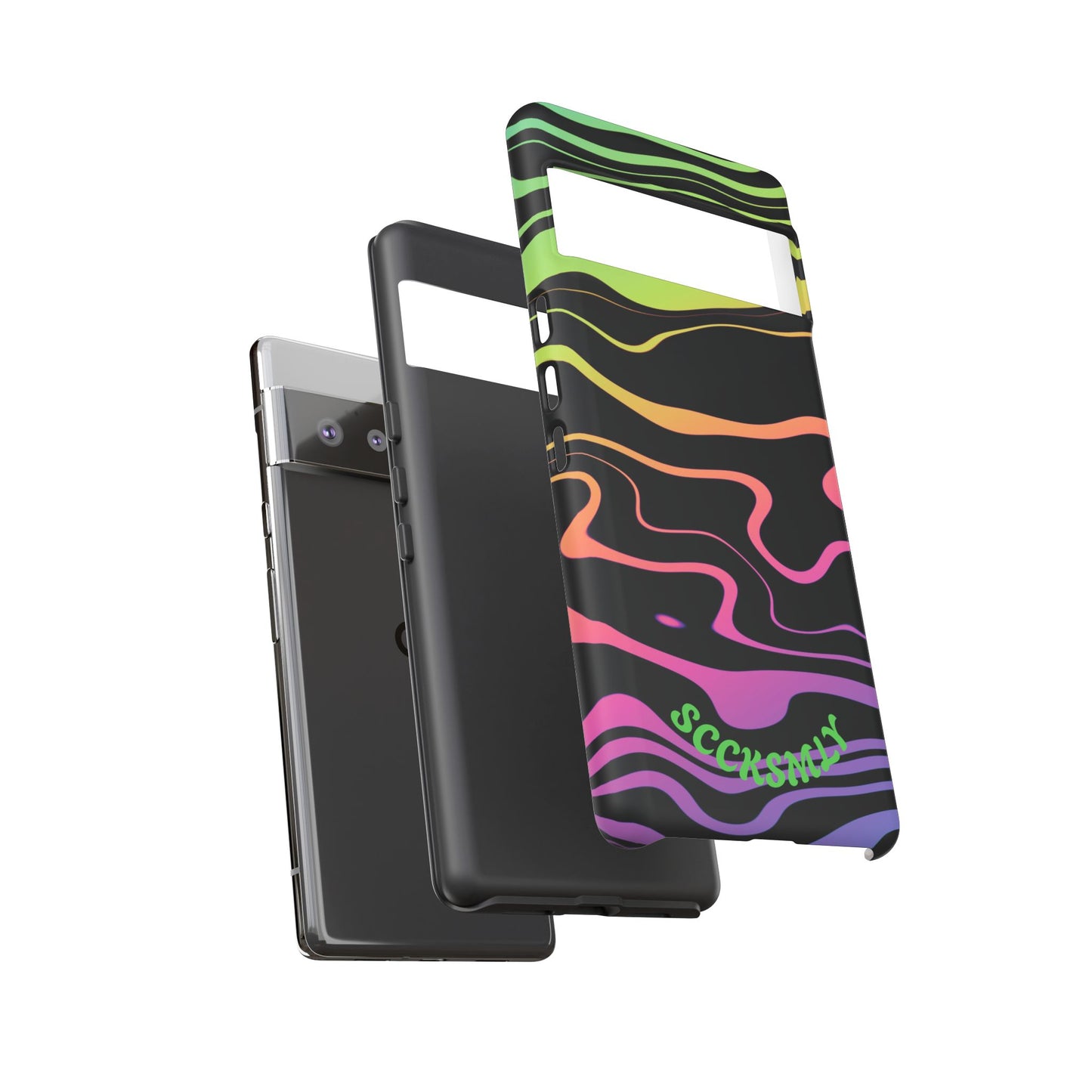 Dark Rainbow Tough Case For Google Pixel