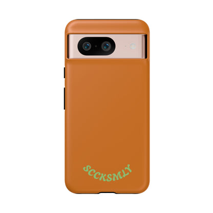 SOLID Terracotta Coal Tough Case for Google Pixel